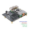 SUPTRONICS X1016 PCIe 3.0 to Quad M.2 NVMe 4 SSD Bottom Shield for Raspberry Pi 5